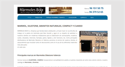 Desktop Screenshot of marmolesboix.com