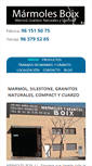 Mobile Screenshot of marmolesboix.com